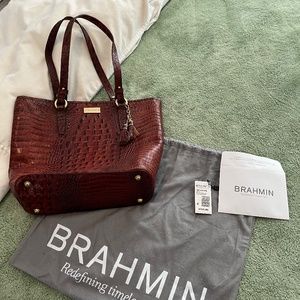 Authentic Brahmin bag with dust cover and original receipt